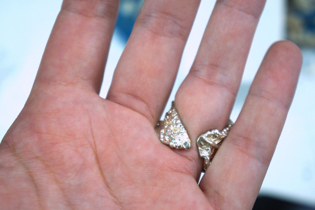 Silver Leaf Ring, 925 Sterling Silver Jewelry, Adjustable Statement Jewelry, Gift for Her, Birthday Gift for Women, Handmade Jewelry